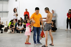 Moe Satt, 'Other Side of the Revolution,' Performance. Morning Notes: Day 2. FIELD MEETING Take 6: Thinking Collections (26 January 2019), in collaboration with Alserkal Avenue, Dubai. Courtesy of Asia Contemporary Art Week (ACAW).